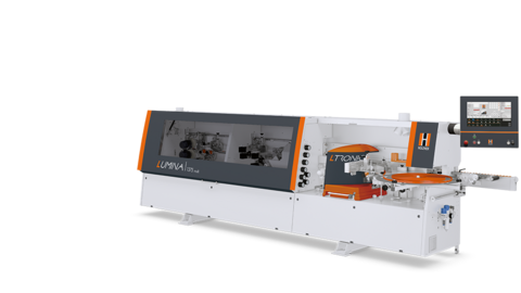 Máquina de canteado LUMINA 1375 de HOLZHER - Canteado por láser y Glu Jet con adhesivo PUR Máquina de canteado LUMINA 1375 de HOLZHER - Canteado por láser y Glu Jet con adhesivo PUR