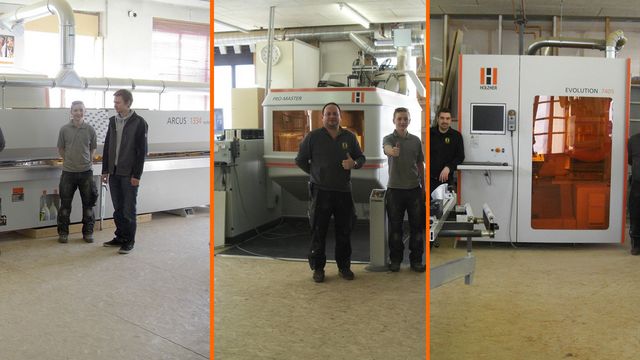Referencia de Holzher - CNC, mecanizado completo, encolado de cantos - experiencias positivas con la maquinaria de Holz-her