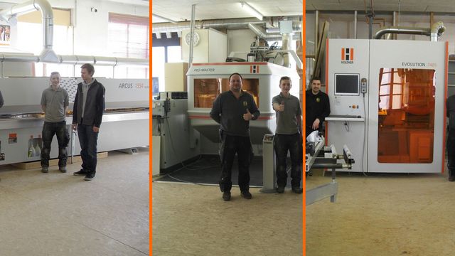 Experiencias positivas con Holzher en Nürtingen - referencia positiva de Austria/Suiza Referencia de Holzher - CNC, mecanizado completo, encolado de cantos - experiencias positivas con la maquinaria de Holz-her