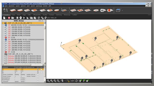 Innovador software para el operario para el corte y mecanizado optimizados Innovador software para el operario para el corte y mecanizado optimizados