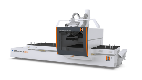 Centro de mecanizado CNC de 5 ejes PRO-MASTER Black Matrix, también disponible a precios especiales Máquina CNC de 5 ejes PRO-MASTER Black Matrix de HOLZHER - Mecanizado de madera y tableros al más alto nivel