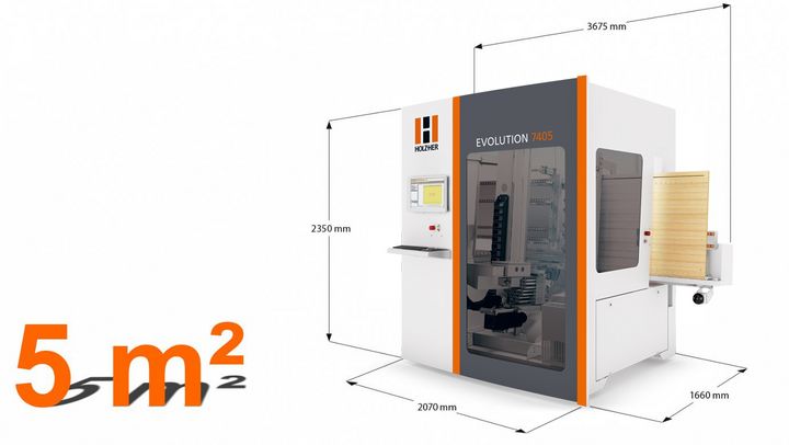 El centro de mecanizado CNC vertical: en menos de 5 metros cuadrados