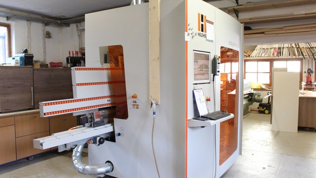 Experiencias positivas con maquinaria de Holzher: Mecanizado completo CNC con la Evolution 7405 Referencia de máquina Evolution 7405 CNC de Holzher