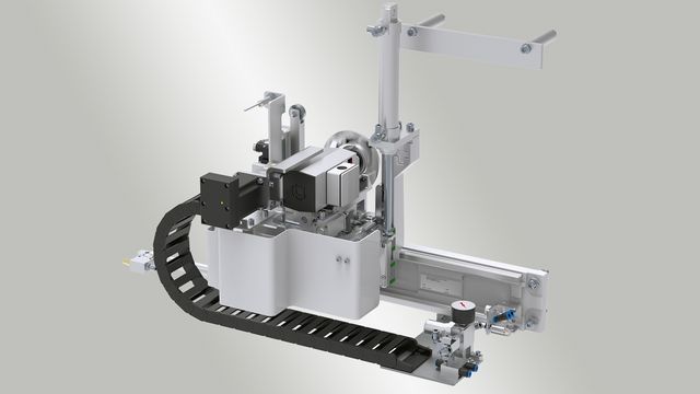 Eckkopieraggregat para el procesamiento de esquinas de hasta 3 mm de espesor de borde Eckkopieraggregat para el procesamiento de esquinas de hasta 3 mm de espesor de borde