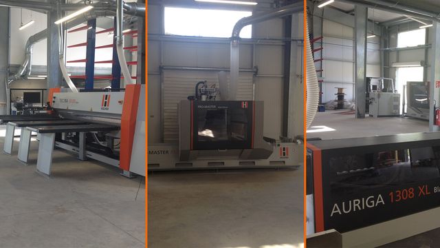 Cliente satisfecho del caribe con una máquina CNC de 5 ejes, chapadora de cantos y sierra de tableros de HOLZ-HER Cliente de referencia del caribe con chapadora de cantos, sierra de tableros y centro de mecanizado CNC de HOLZ-HER